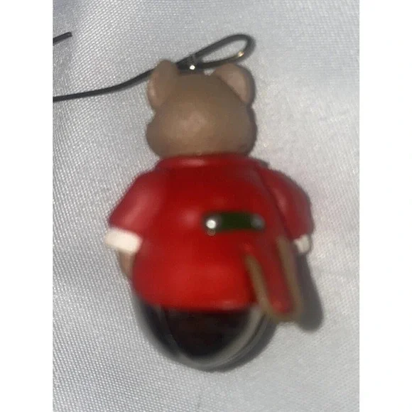 Hallmark Keepsake Miniature Christmas Bells 2001 7th In Series Mouse Ornament - Picture 4 of 5